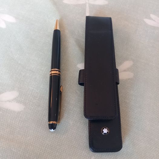Montblanc Pen and Leather Case