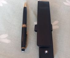 Montblanc Pen and Leather Case
