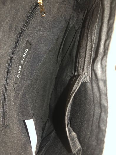 River Island clutch bag