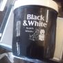 a black and white  scotch whisky ice bucket Image 2