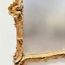 French Style Ornate Giltwood Panel Mirror Image 2