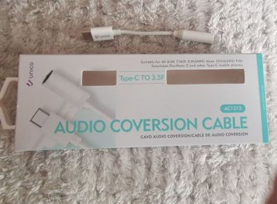 Adaptor cable USB C to 3.5 Jack