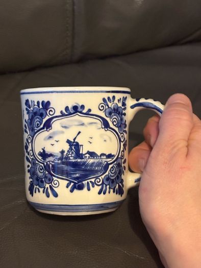 Vintage Delftware Elesva Holland Mug