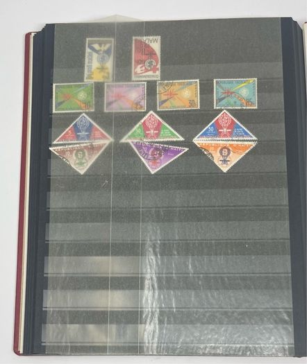 Collection: Thematic Red Cross, Malaria and For Young People stamps mainly used however some mint noted along with some miniature sheets on 28 pages