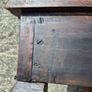 Vintage Mahogany Demi-Lune Console Hall Table with Drawer Image 8