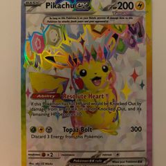 Pikachu EX SR