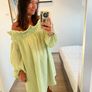 off the shoulder mini dress Image 3