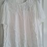 Plus Size (22) Next Ecru Lace Top. New Image 3