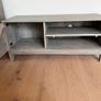 Grey Wood Furniture Set : side board, Nest of Tables and Shelving Unit Image 5