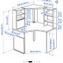 IKEA corner study desk Image 3