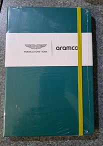 Aston Martin Aramco Formula 1 F1 Notebook