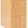 NEW 3 Drawer Desk High Pedestal 600mm deep Image 2