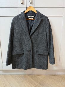 Mango wool blend blazer M