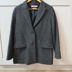 Mango wool blend blazer M