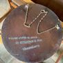 Vintage Frosted Rim Round Glass Wooden Backed Wall Mirror 1960s Image 2