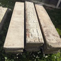 Cement fence panels