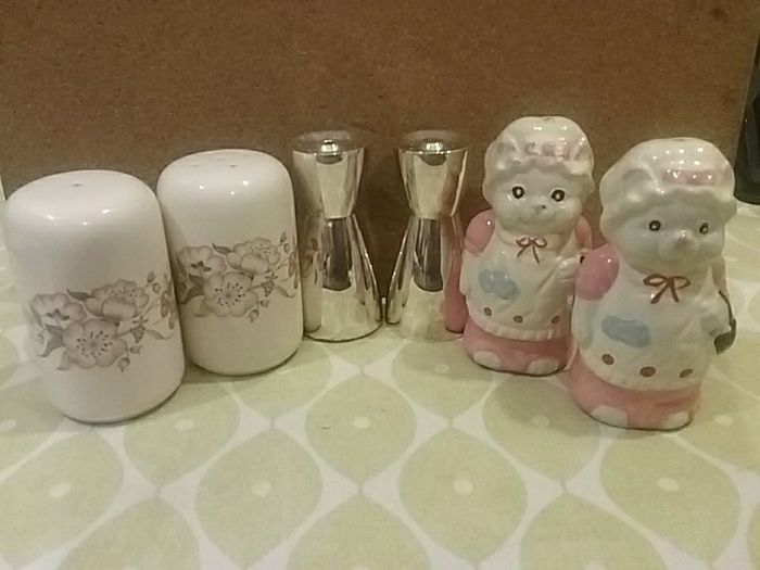 Two Sets of Salt & Pepper Shakers
