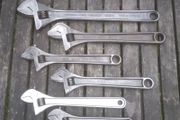 Vintage Bahco Britool Adjustable Spanners
