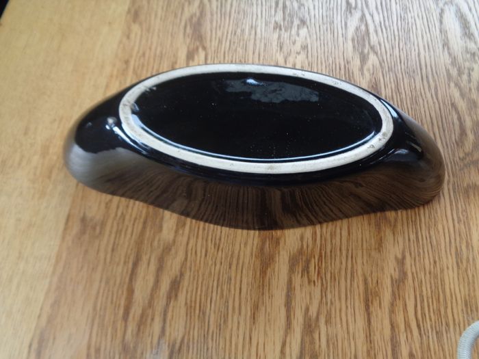 Vintage Wavy Ceramic Dish for Sale