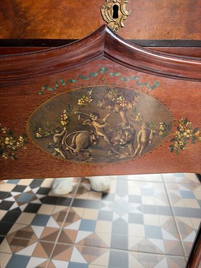 19th Century Polychromed Mirror