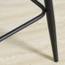 Bar stool set of 2, modern design, soft seat, steel frame Image 4