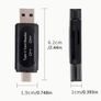 3213 Type C To Micro SD Card Reader | TF Memory Card Reader With USB C To USB Adapter Compatible With iPhone 15 Samsung Galaxy Huawei Xiaomi Image 2
