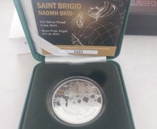 st brgid silver proof low mintage