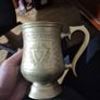 Vintage Brass Cup Image 4