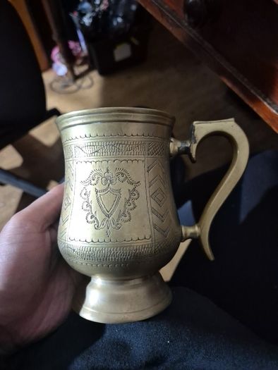 Vintage Brass Cup