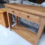 xlarge oak console table Image 2