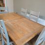 Solid Oak Extending Dining Table and Chairs Image 4