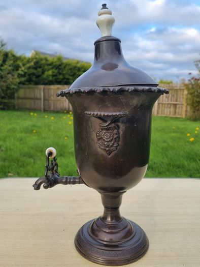 A nineteenth-century samovar (bamberka / urn for tea and hot water)