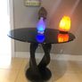 Glass dining room table Image 3