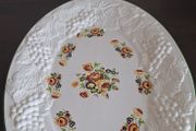 Large Oval Serving Platter (Floral)
