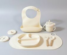 Silicone baby weaning set
