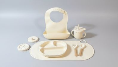 Silicone baby weaning set
