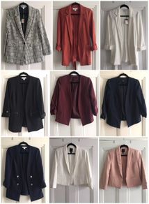 Ladies Blazers: All Brand New Or As New - Size 8 Or Size 10 - Work or Casual Wear!
