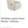 Leather Recliner - Electric Image 8