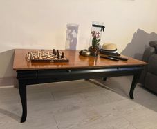 Black & Timber Refurbished Coffee Table