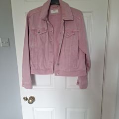 M&S Pink Denim  Jacket Size 16