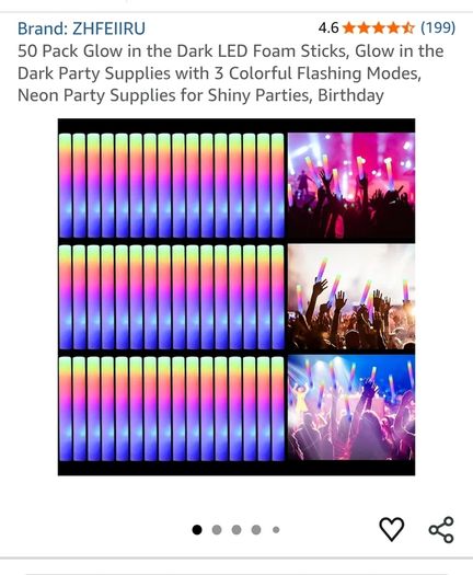 Glow sticks