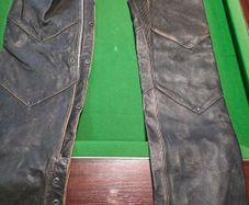 Rare Harley Davidson vintage leather chaps