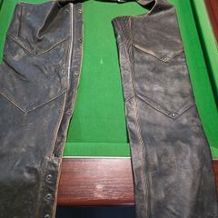 Rare Harley Davidson vintage leather chaps