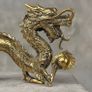 The Dragon And The Pearl - Polished Bronze Image 7