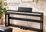 88-Key Fully Weighted Digital Piano with Furniture Stand, Triple Pedal & Wireless Connection
