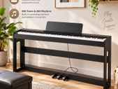 88-Key Fully Weighted Digital Piano with Furniture Stand, Triple Pedal & Wireless Connection