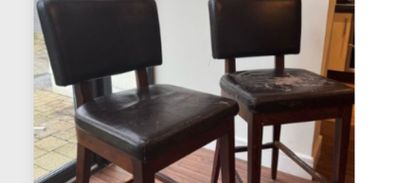 two bar stools