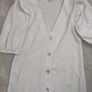 Size 6 River Island off white ruffle maxi dress Image 8