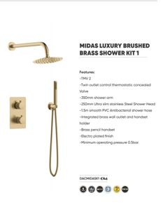 Concealed Shower