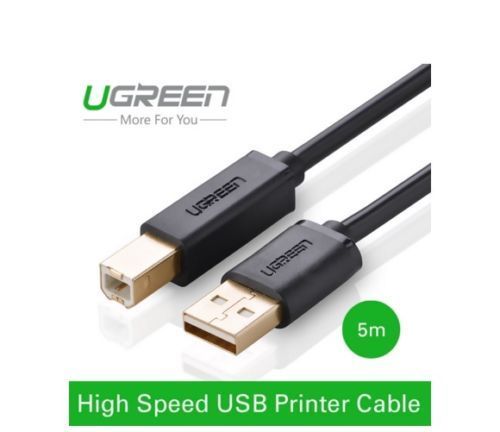 High Speed USB 2.0 Type A to B Male to Male Cable Sync Data Charging cord 5M